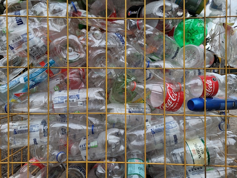 Bouteilles recyclées — économie circulaire